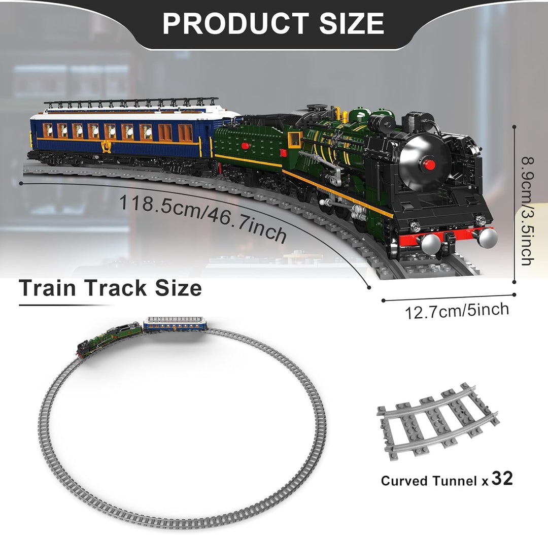 Mould King Orient Express - Kit de construcción de tren de