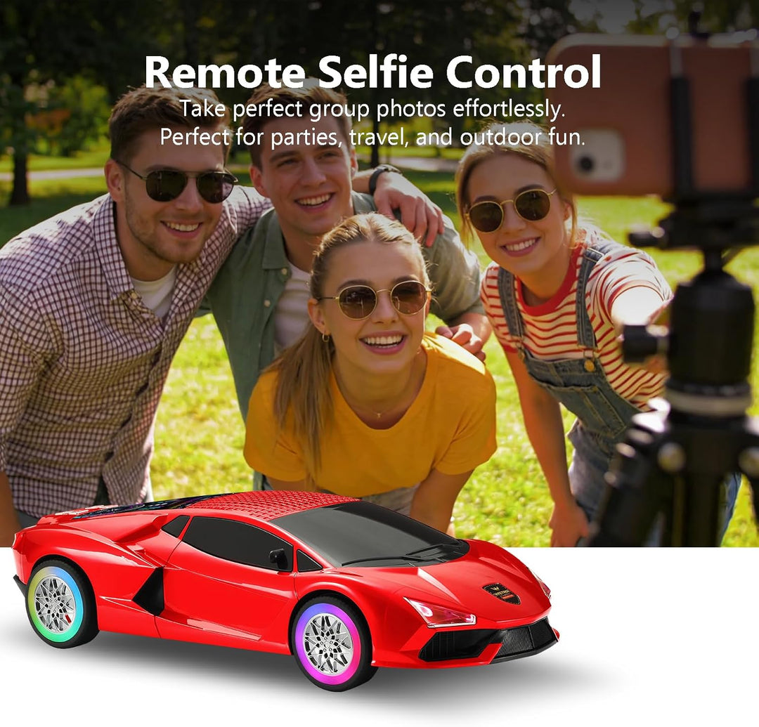 WSTER WS-690 Hypercar Altavoz Bluetooth portátil, control de luz LE...
