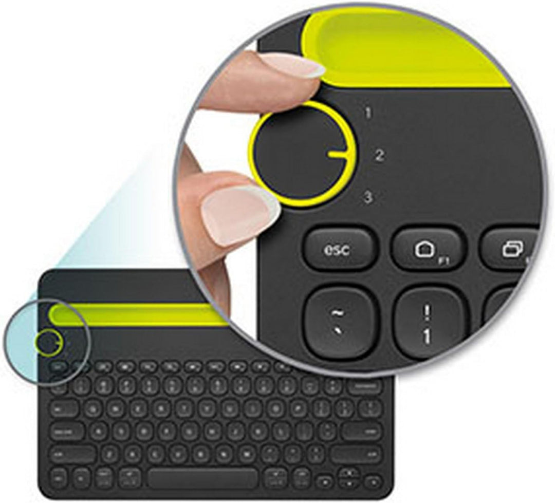 Teclado multidispositivo Bluetooth K480 - Cambia la escritura entre...