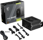 MSI MAG A650BE, Semi-Modular Compact 650W ATX Power Supply, 80+ Bronze, paquete de de 1