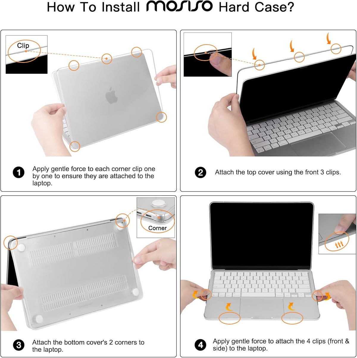 MOSISO Funda compatible con MacBook Neo de 13 pulgadas, modelo A340...