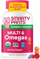 SmartyPants Gomitas multivitamínicas orgánicas para mujeres: biotin...