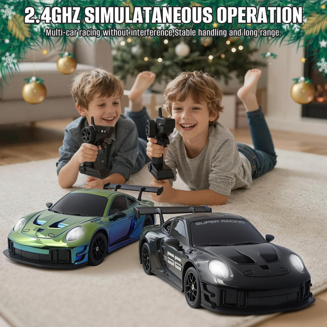 Aka Supaku Coche de deriva a control remoto, 1:24 4WD, vehículo con...