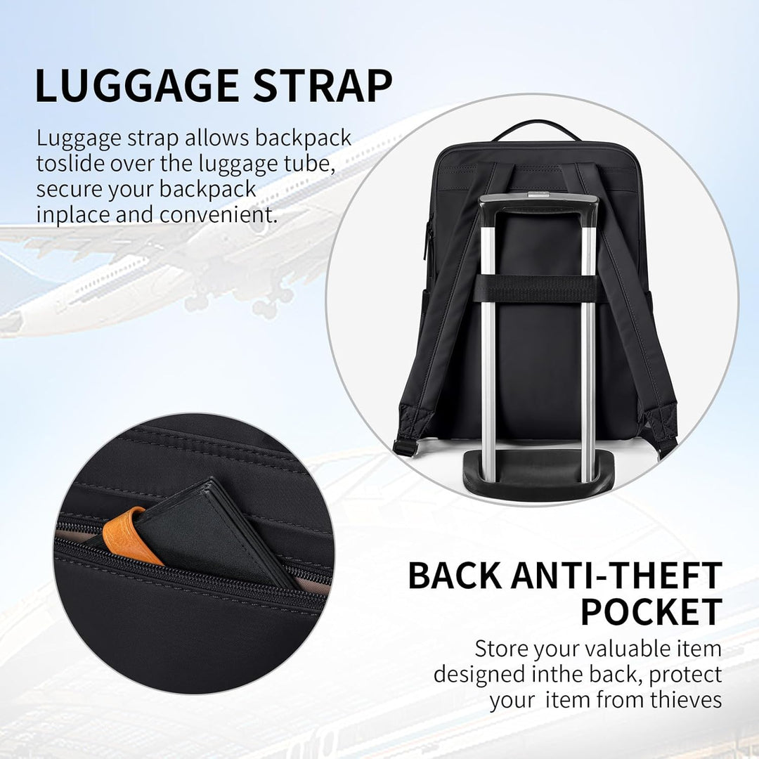 GOLF SUPAGS Elegante mochila para computadora portátil para mujer,...