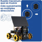 4 en 1 ESP32 Smart Camera Solar Robot Car, 4WD Kit de robótica de coche con control remoto para niños de 8 a 12 y 16 años, programación electrónica, kit de codificación científica de juguete STEM compatible con Arduino/Scratch/Phython