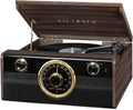 Victrola Metropolitan - Tocadiscos Bluetooth 4 en 1, Radio - Nogal