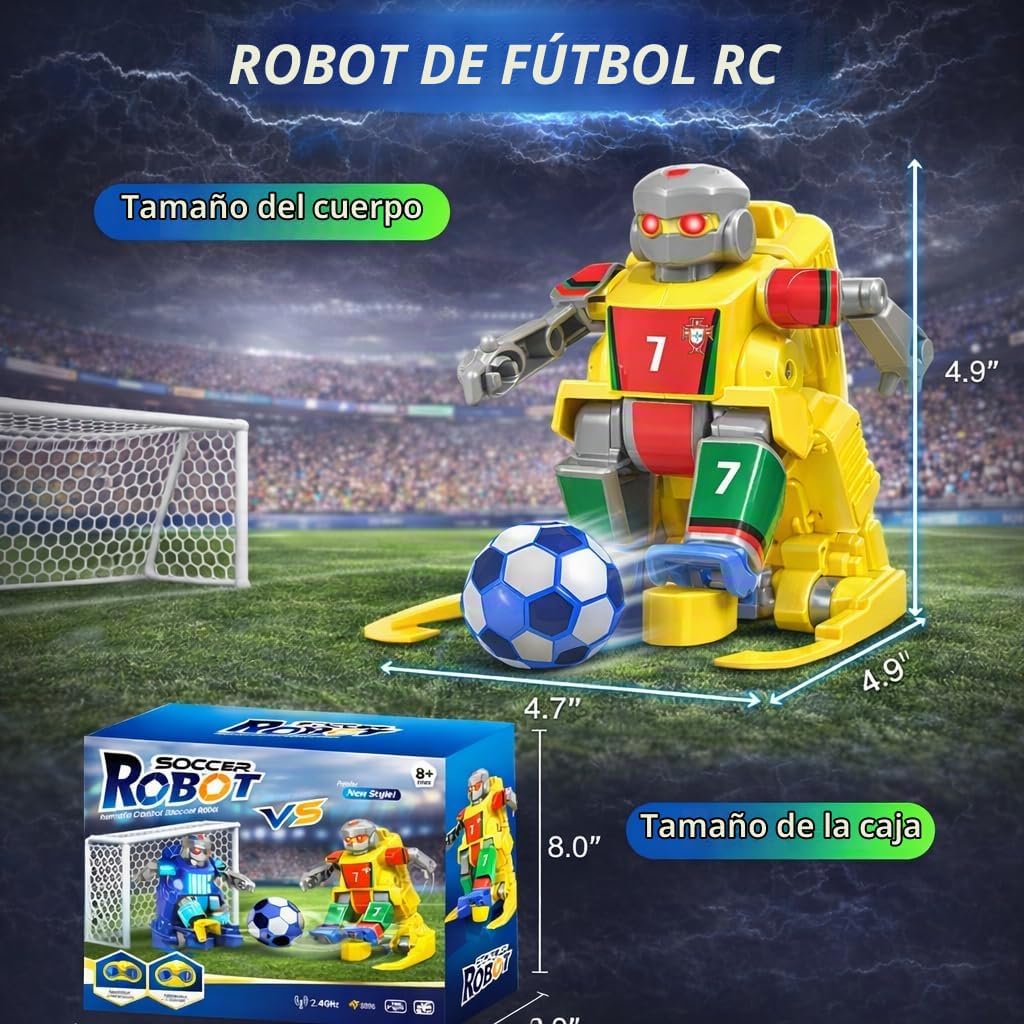 ANTSIR Robot teledirigido juego de fútbol interior Battlebots para niños