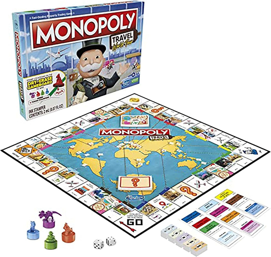 Hasbro Gaming Monopoly World Tour - Juego de mesa con