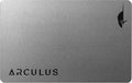 Arculus® Cartera de almacenamiento en frío criptográfico, billetera segura de Bitcoin, billetera de hardware criptográfico para NFT, Ethereum, Bitcoin, Cardano y otras criptomonedas, billetera criptográfica de autenticación de 3 factores, color plateado