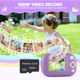 Cámara para Niños Juguetes para Niñas de 3 4 5 6 7 8 Años, Cámara S...