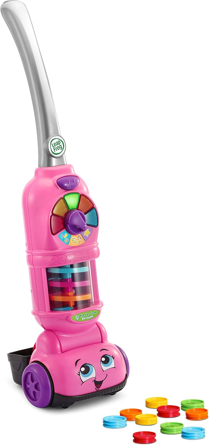 LeapFrog Aspiradora de recogida y cuenta, rosa