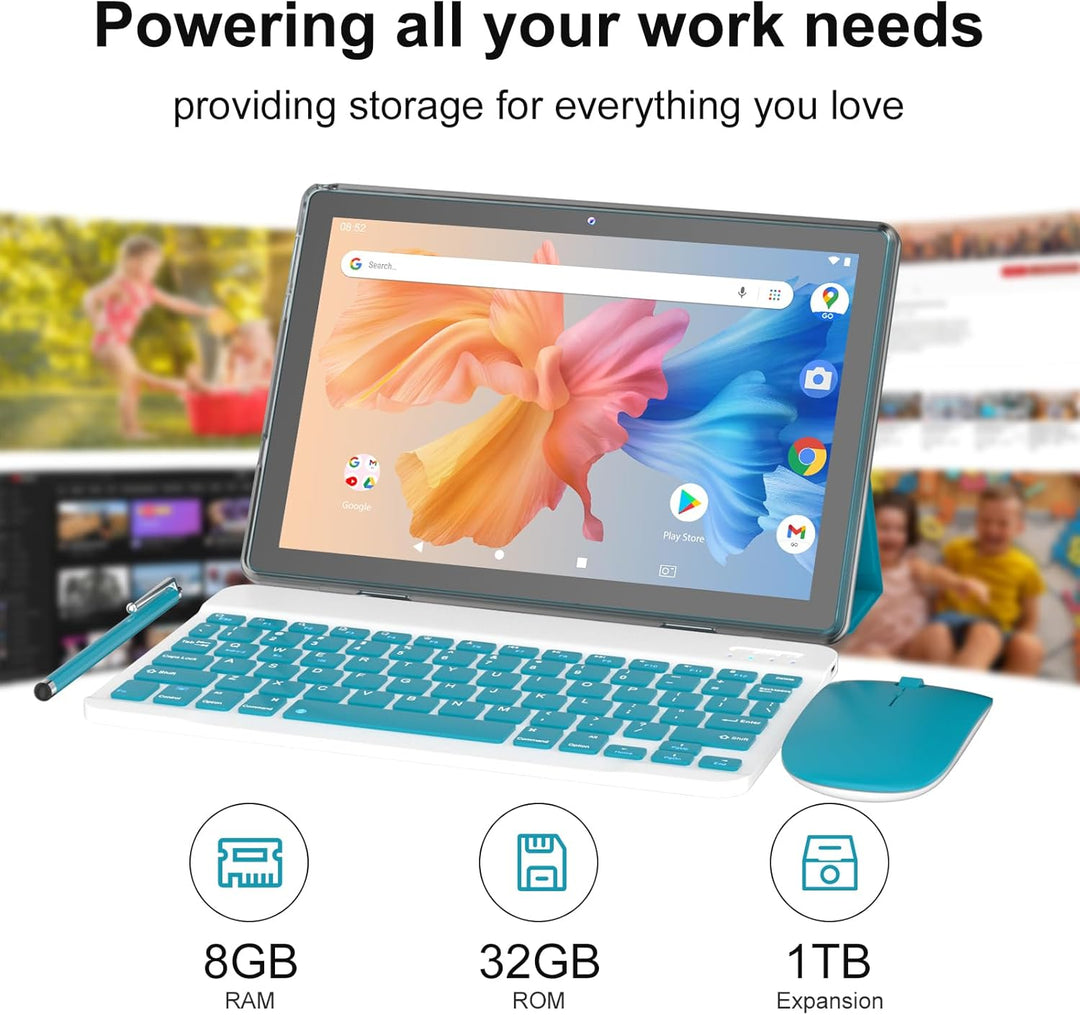 Tablet Android 15, tabletas de 10 pulgadas, 8GB RAM+32GB ROM\/2TB e...