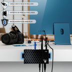 I-Tikol, hub USB 3.0 de 10 puertos, alimentado, adaptador 12V/5A
