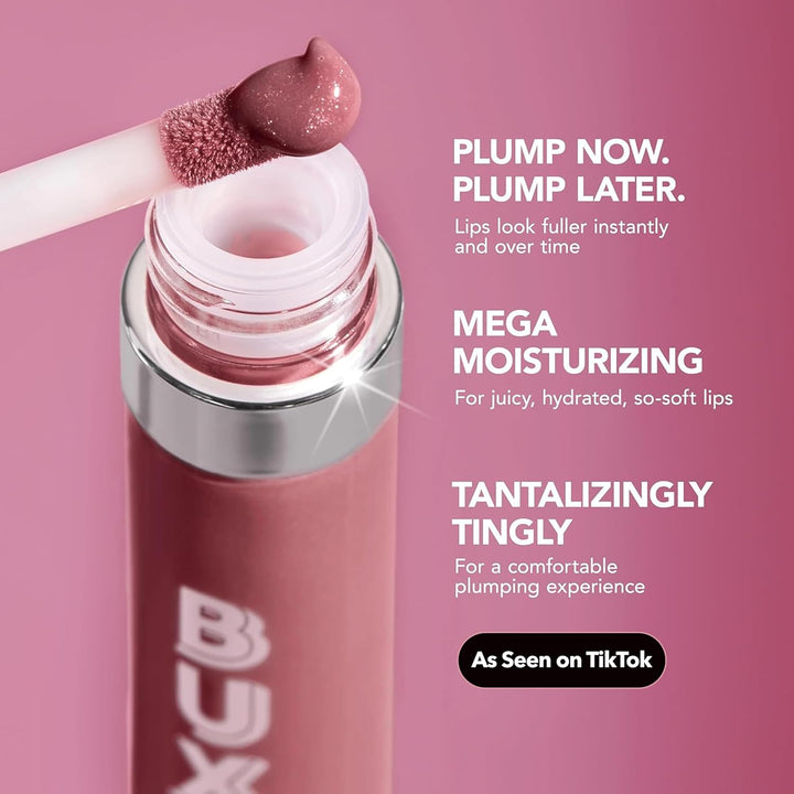 BUXOM Crema de labios voluminosa, brillo hidratante con péptidos y...