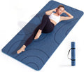 EaseUp Esterilla de yoga grande, 73 x 35.5 x 0.4 pies, extra gruesa y ancha, alfombrilla de pilates de 0.394 in, alfombrilla de ejercicio antideslizante, alfombrillas de entrenamiento para gimnasio en