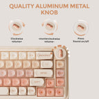 DAREU Teclado mecánico inalámbrico 65% de 68 teclas, teclas Jelly,...
