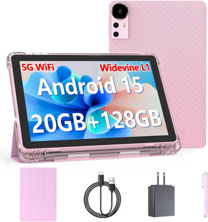 Tableta Android 15 de 10 pulgadas, 20GB RAM 128GB ROM 2TB Expandibl...
