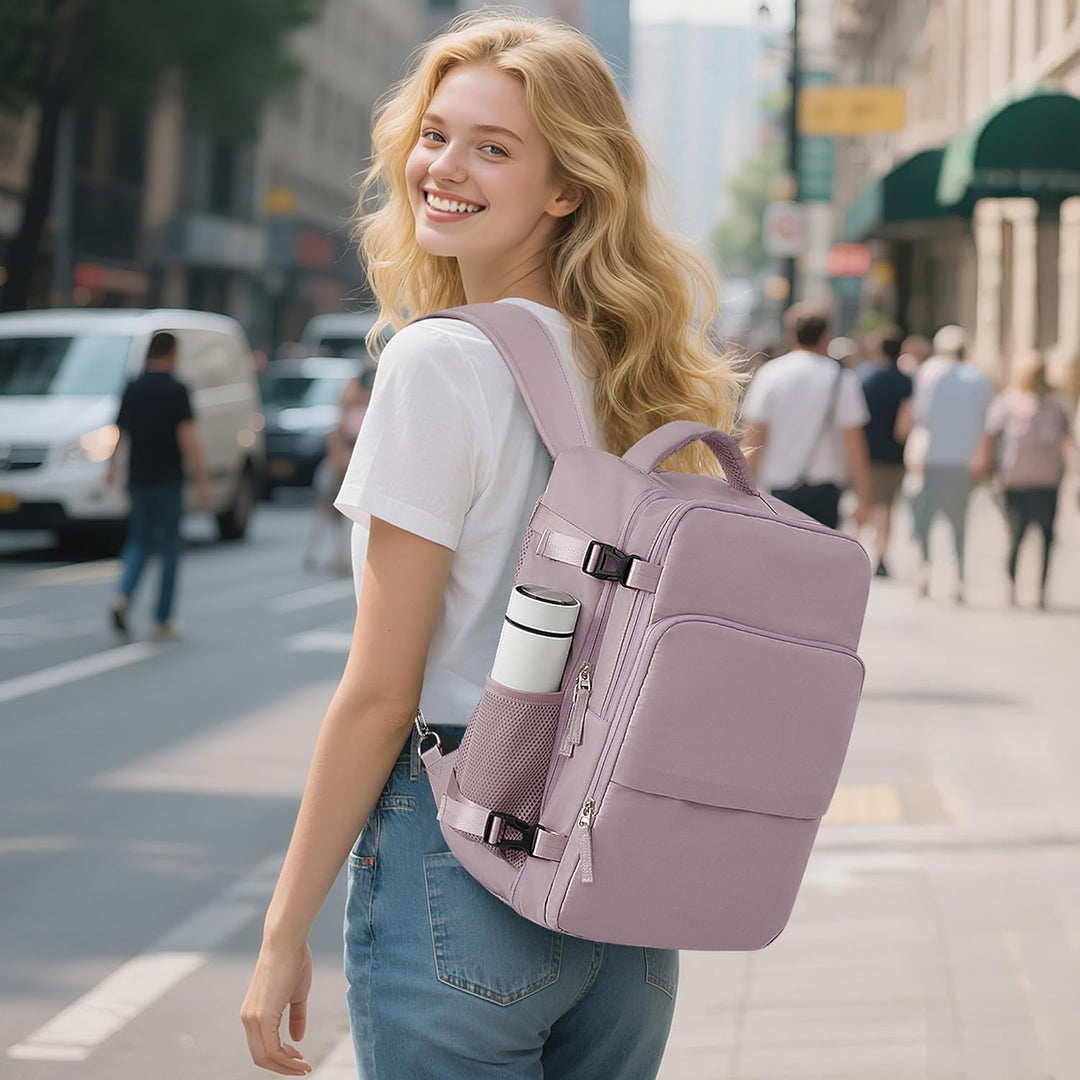 Mochila de Viaje Sinaliy, Púrpura, X-Grande