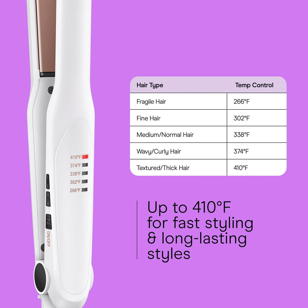 Conair - Plancha de cerámica doble de 1\/2 pulgada