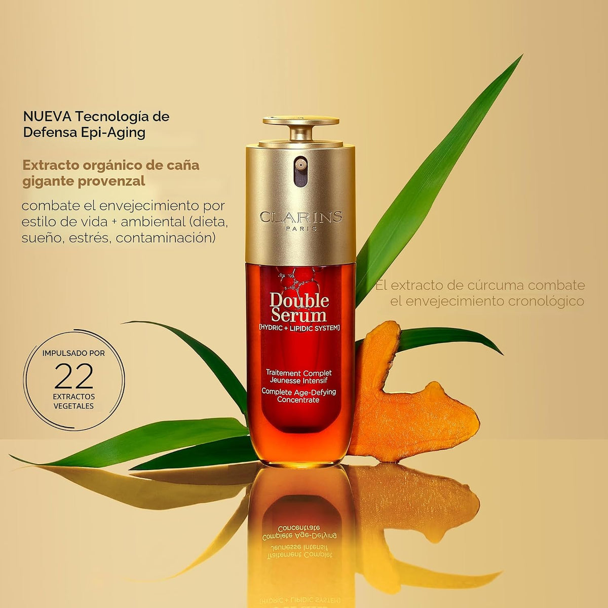 Clarins DOBLE SÉRUM | Suero Facial Antienvejecimiento | Visiblement...
