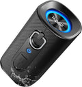 Hupoaf Altavoz Bluetooth, altavoz Bluetooth inalámbrico con graves profundos estéreo 3D de 30 W, llamada HD, luces RGB coloridas, tarjeta TF USB, emparejamiento TWS