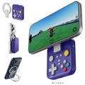 abxylute M4 - Controlador móvil para juegos a presión para Android y iPhone, Switch 1 y 2, controlador Bluetooth portátil, soporte retro de bolsillo para teléfono Arcade, doble joystick Turbo Pro
