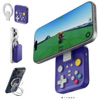 abxylute M4 - Controlador móvil para juegos a presión para Android y iPhone, Switch 1 y 2, controlador Bluetooth portátil, soporte retro de bolsillo para teléfono Arcade, doble joystick Turbo Pro
