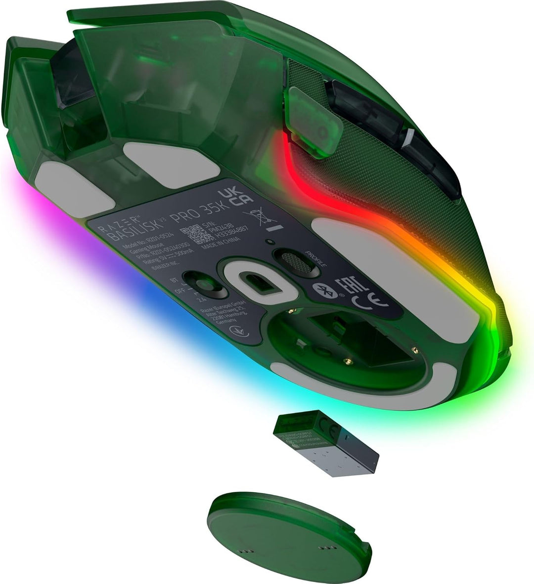 Razer Basilisk V3 Pro 35K Mouse inalámbrico para gaming: rueda incl...
