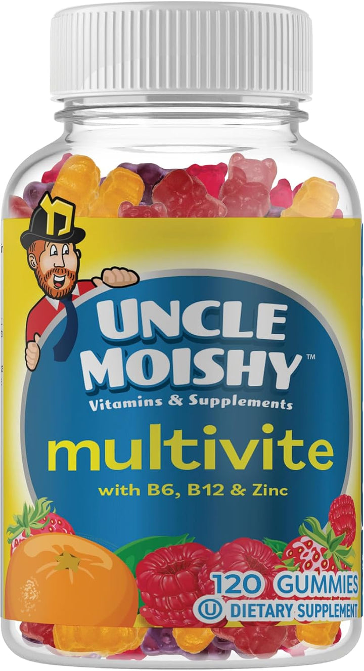 Uncle Moishy Childrens - Gelatinas minerales multivitamínicas con c...