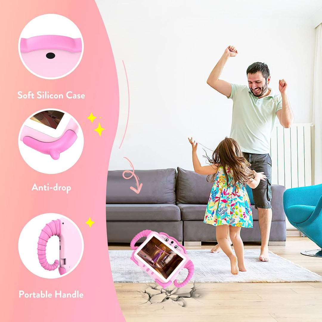 Tableta para niños de 7 pulgadas para niños de 3 a 7 años, tabletas...