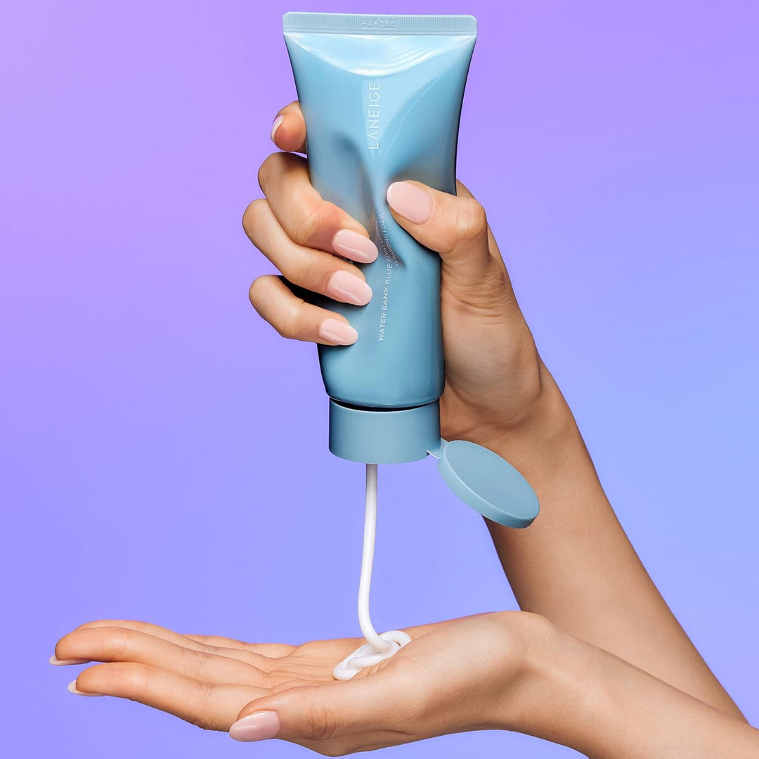 LANEIGE Espuma limpiadora de banco de agua lavado facial