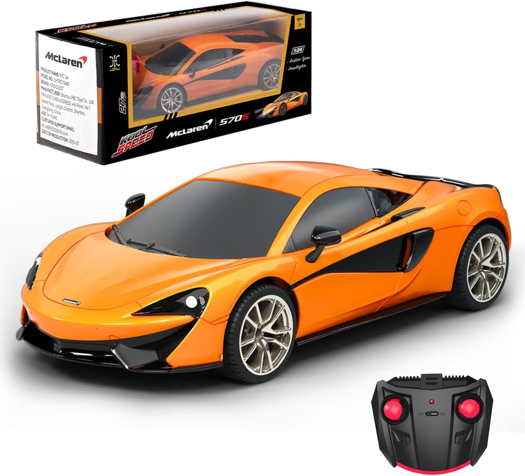 AEROQUEST McLaren - Auto de control remoto, a escala 1:24, eléctric...