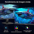 SANSUI - Monitor de computadora de 27 pulgadas 120Hz, monitor FHD 1...