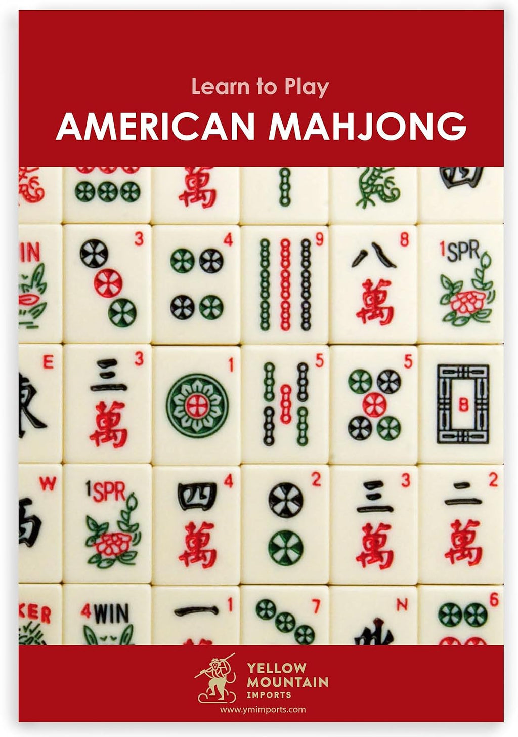 Juego de Mahjong Americano de Yellow Mountain Imports, Azul Calico con Estuche Blando Floral Azul - Estante todo en uno con Empujadores, Monedas de Puntuación Wright Patterson, Dados y Indicador de