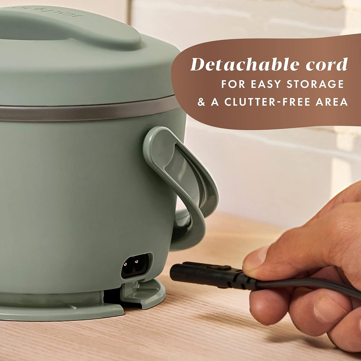 Crock-Pot Lonchera eléctrica portátil, calentador de alimentos de 20 onzas, verde lunar, ideal para viajes, sobre la marcha, mantiene la comida libre de derrames, cálida y sabrosa, apta para