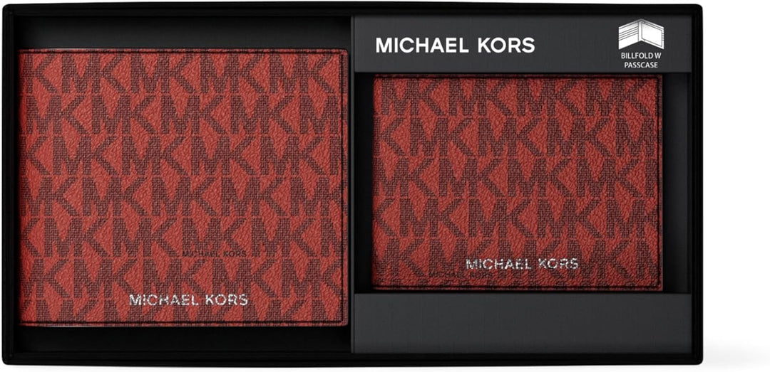 Michael Kors Cartera Billetera con pasaporte para hombre Greyson
