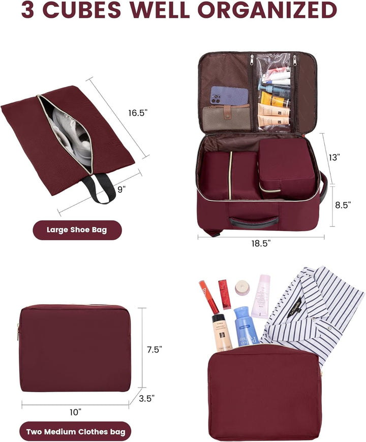 LOVEVOOK - Mochila de Mano, Mochila de Viaje de 40L para Mujeres co...