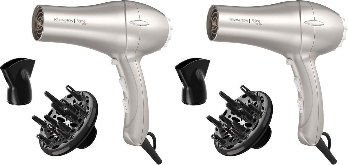 REMINGTON Shine Therapy - Secador de pelo con aceite de argán y que...