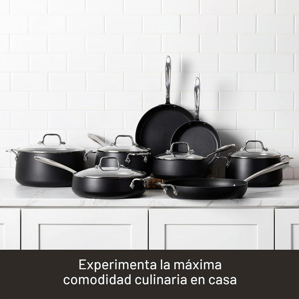 All-Clad HA1® Expert - Juego de sartenes antiadherentes, 2 piezas, listas para inducción