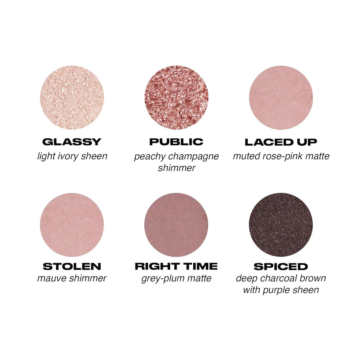 URBAN DECAY Naked3 - Mini paleta de sombras de ojos - 6 sombras ros...