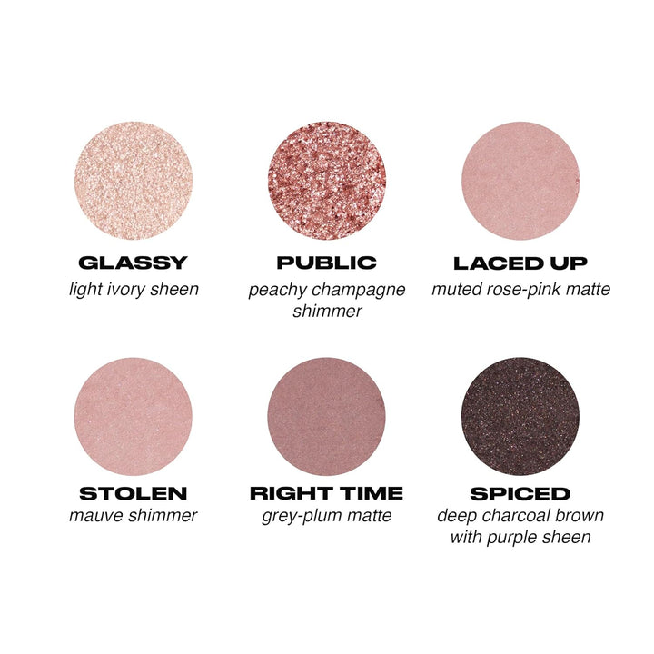 URBAN DECAY Naked3 - Mini paleta de sombras de ojos - 6 sombras ros...