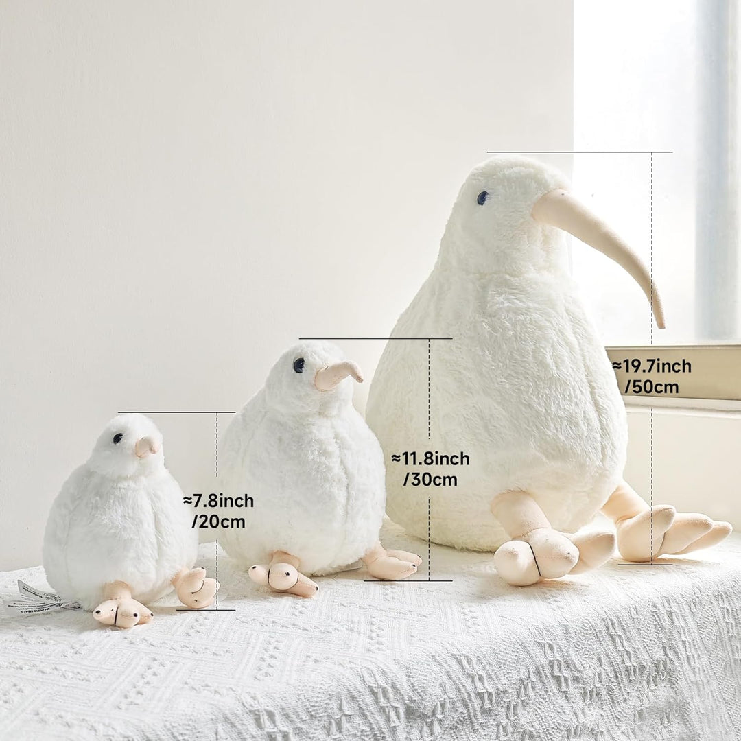 RejoyLix Kiwi Bird - Juguete de peluche de kiwi peludo, suave y esp...