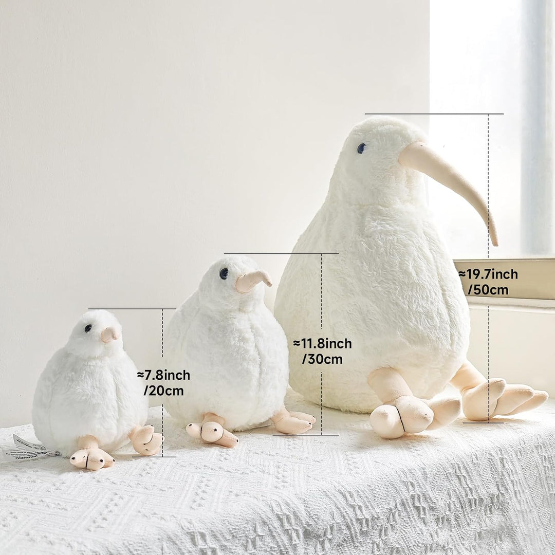 RejoyLix Kiwi Bird - Juguete de peluche de kiwi peludo, suave y esp...