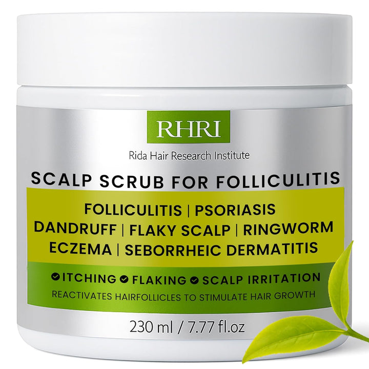 Exfoliante antifúngico del cuero cabelludo de la foliculitis pre-ch...