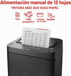 Staples - Trituradora de papel microcortada de 150 hojas, autoalimentada