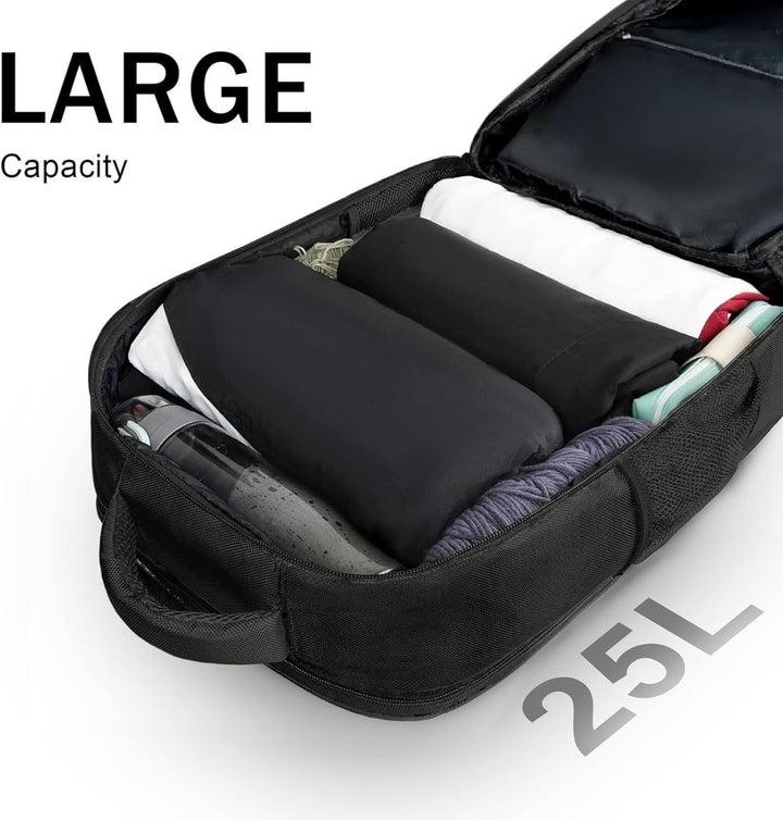 MATEIN - Mochila de viaje para laptop, aprobada para vuelos, con co...