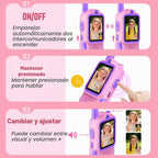 Startcan Walkie Talkies de video para niños, paquete de 2 juguetes recargables de videollamada, juguetes para interiores y exteriores, regalos de cumpleaños de Navidad para niñas de 3 a 8 años en
