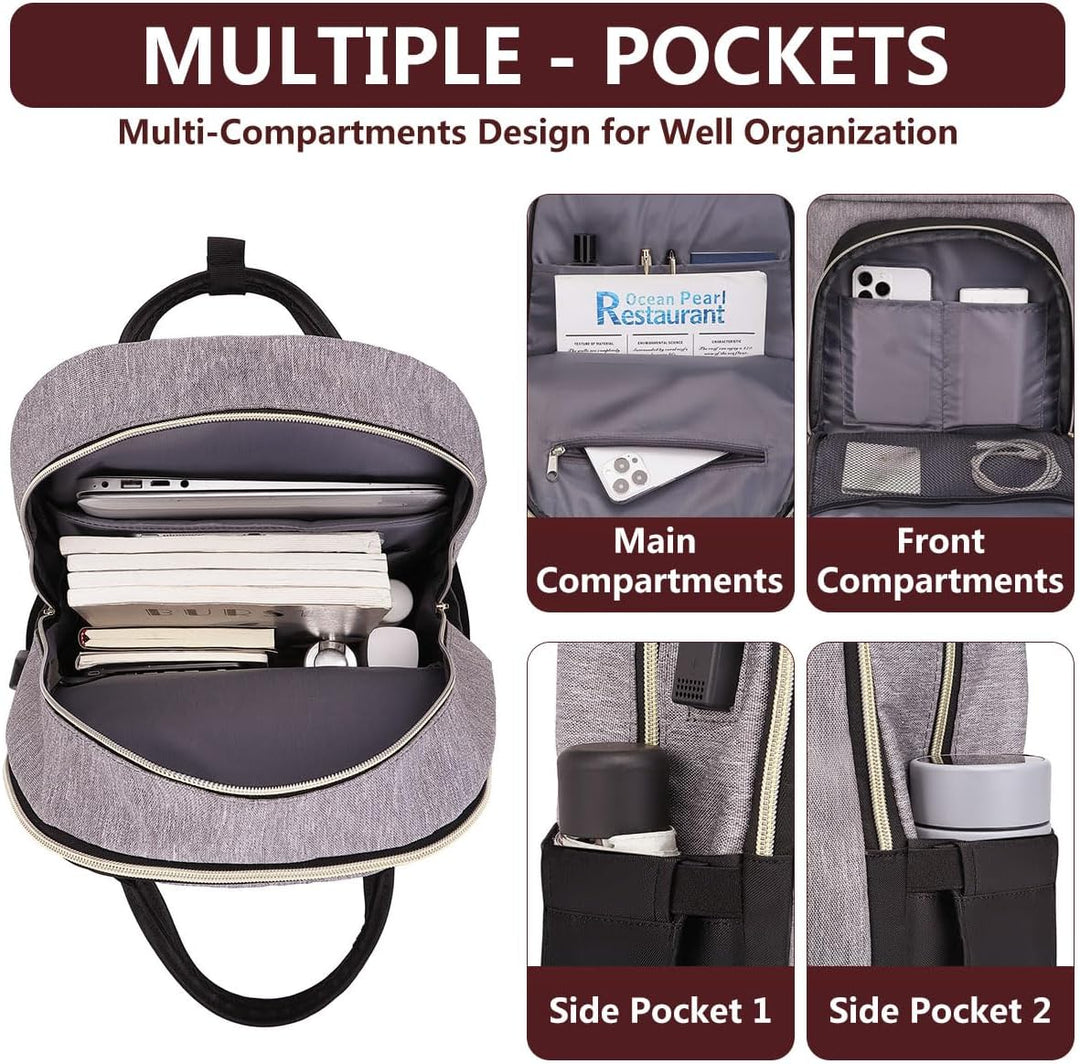 bagswan Mochila para computadora portátil para mujeres\/hombres, se...