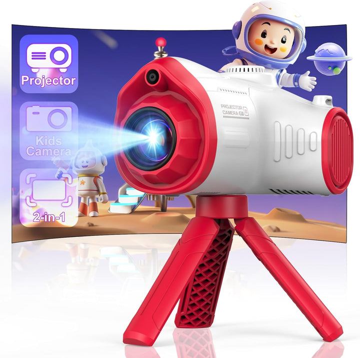 Cámara para niños, cámara para niños con proyector, ofrece proyecci...