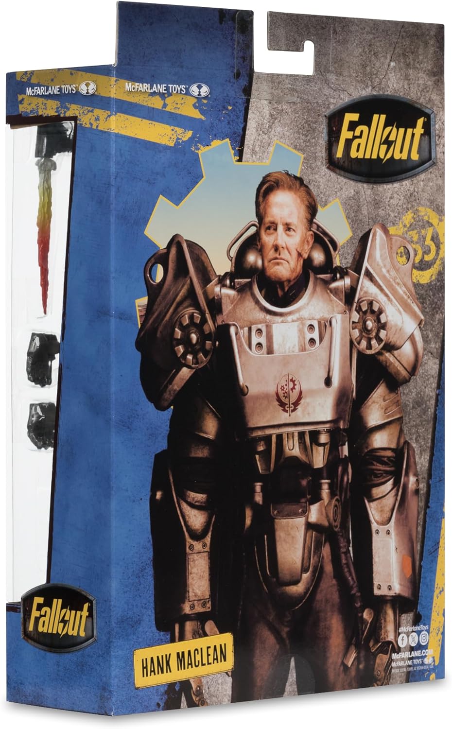 McFarlane Toys - Figura de acción de lujo Fallout Hank MacLean de 7...